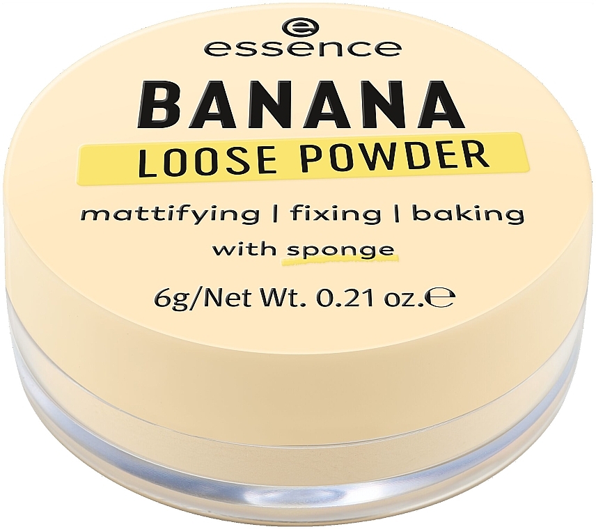 Бананова пудра для обличчя - Essence Banana Loose Powder — фото N1