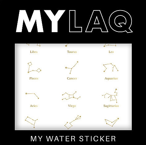 Наклейки для нігтів "Знаки зодіаку" - MylaQ My Water Sticker — фото N1