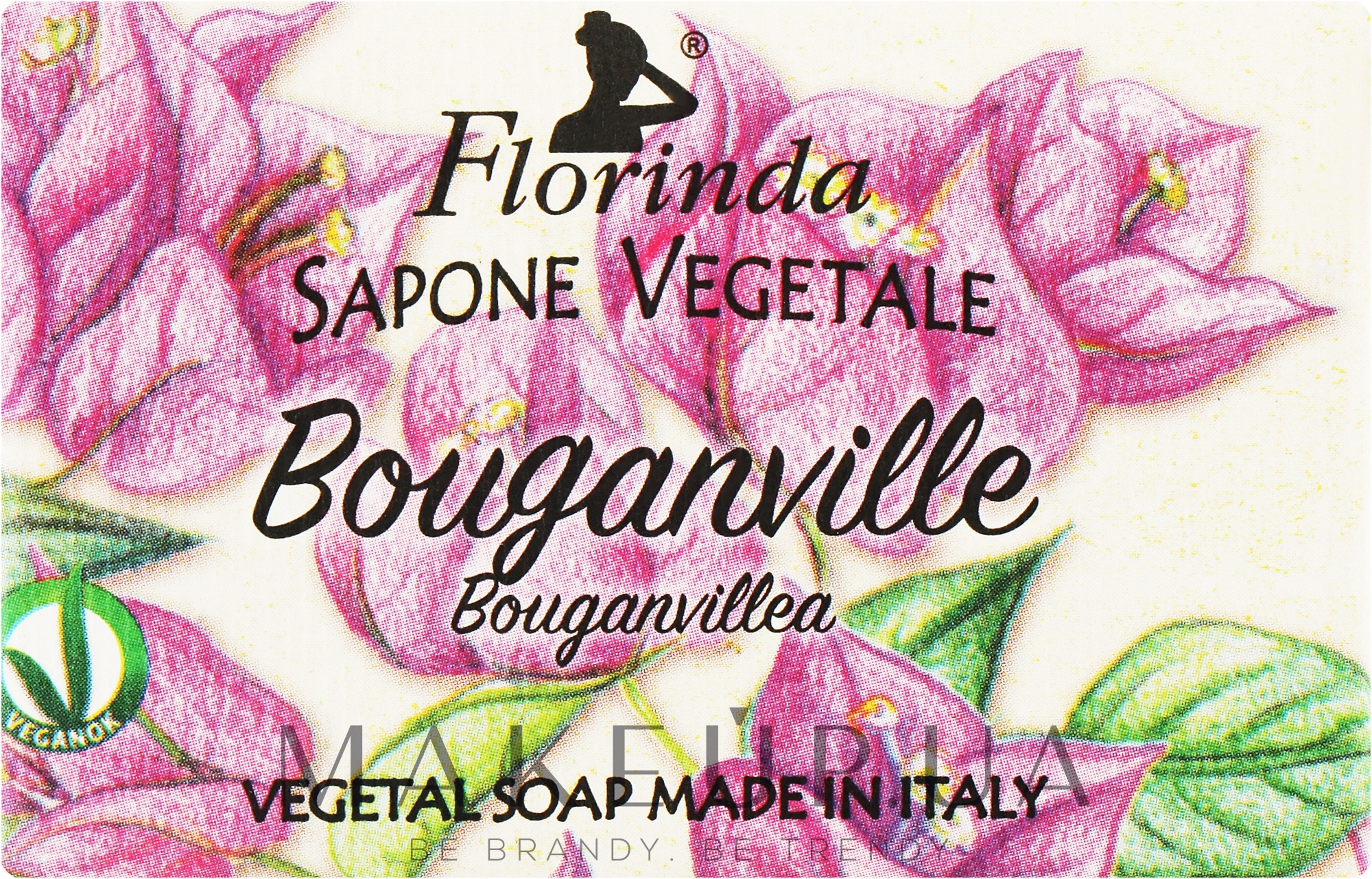 Мило натуральне "Бугенвілія" - Florinda Bougainvillea Natural Soap — фото 50g