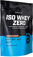 Протеиновый коктейль "Клубника" - BioTechUSA Iso Whey Zero — фото N1