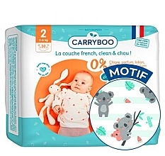 Духи, Парфюмерия, косметика Экоподгузники T2 Newborn 3-6 кг, размер 2, 30 шт. - Carryboo