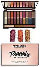 Палетка теней для век - Makeup Revolution X Tammi Tropical Paradise Palette — фото N4