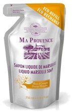 Парфумерія, косметика РОЗПРОДАЖ Рідке Марсельске мило в енономічній упаковці Апельсин - Ma Provence Liquid Marseille Soap