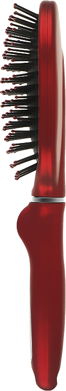 Щетка массажная для волос, красная - Titania Salon Professional — фото N3