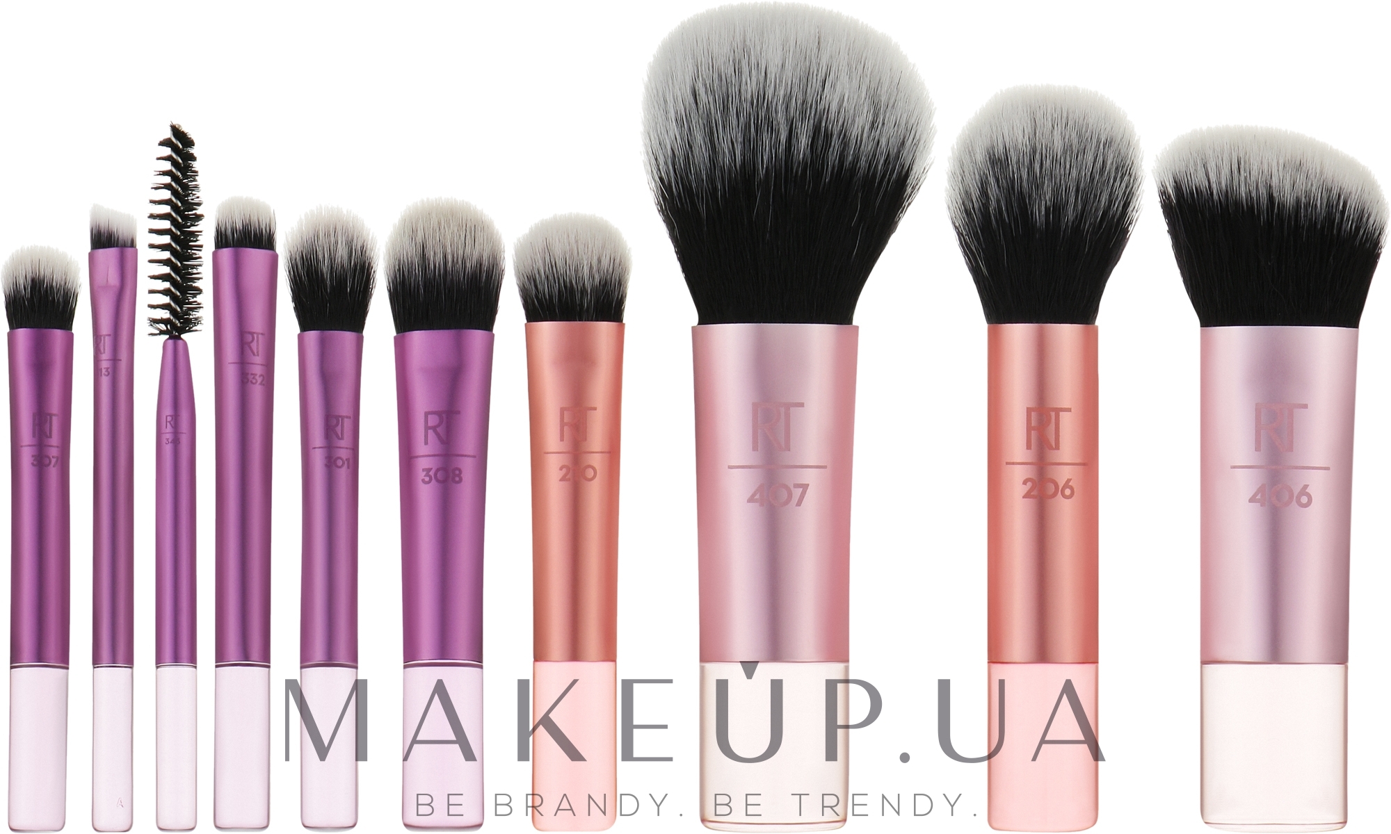 Набір пензликів для макіяжу - Real Techniques Travel Fantasy Mini Brush Set — фото 11шт