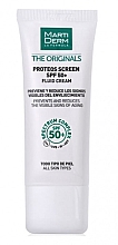 Духи, Парфюмерия, косметика Солнцезащитный крем-флюид для лица - Martiderm The Originals Proteos Screen SPF 50+ Fluid Cream