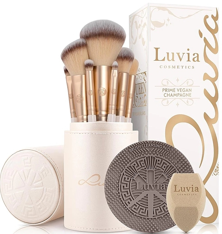 Luvia Cosmetics Classic Contour Brush Nude - Contour Brush, E205, nude