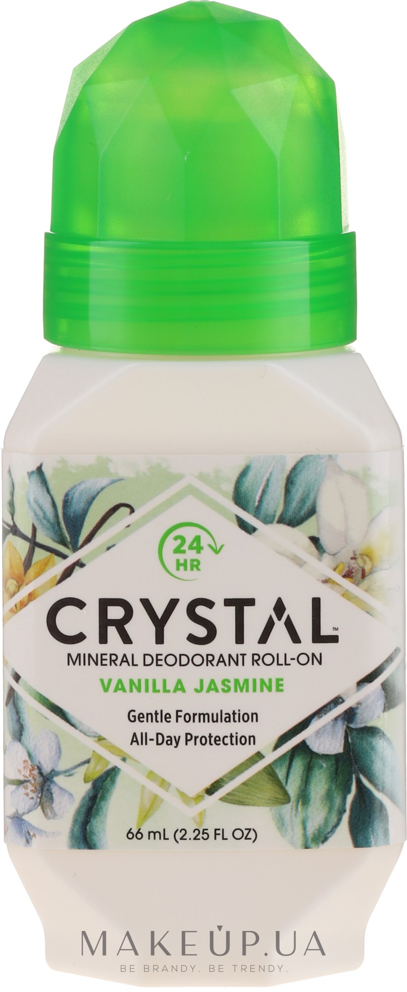 Роликовый дезодорант с ароматом Ванили и Жасмина - Crystal Essence Deodorant Roll-On Vanila Jasmine — фото 66ml