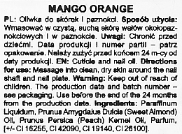 Олія для нігтів і кутикули з квітами "Манго і апельсин" - Silcare Cuticle Oil Mango Orange — фото N2