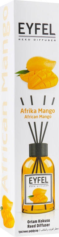 Аромадифузор "Африка манго" - Eyfel Perfume Reed Diffuser African Mango — фото N2