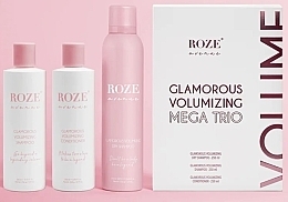Духи, Парфюмерия, косметика Набор - Roze Avenue Glamours Volumizing Mega Trio Box (h/cond/250ml + dry shm/250ml + h/shm/250ml)