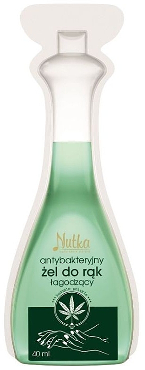 Антибактериальный гель для рук «Конопля» - Nutka Antibacterial Hand Gel — фото N2