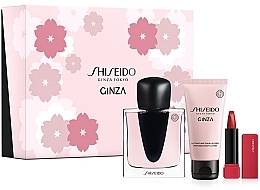 Shiseido Ginza - Набор (edp/50ml + b/lot/50ml + lipstick/2g) — фото N1