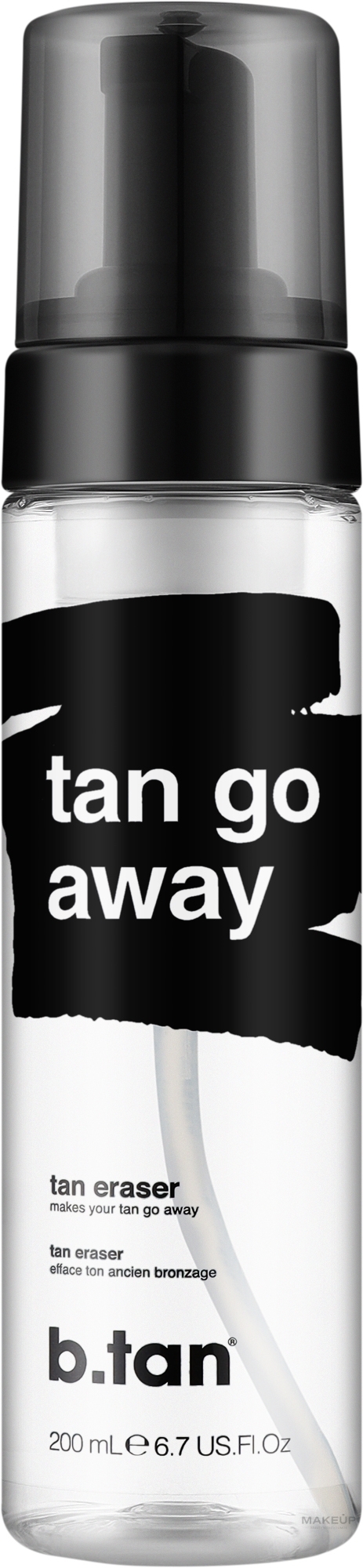 Средство для удаления автозагара "Tan Go Away" - B.tan Tan Eraser — фото 200ml