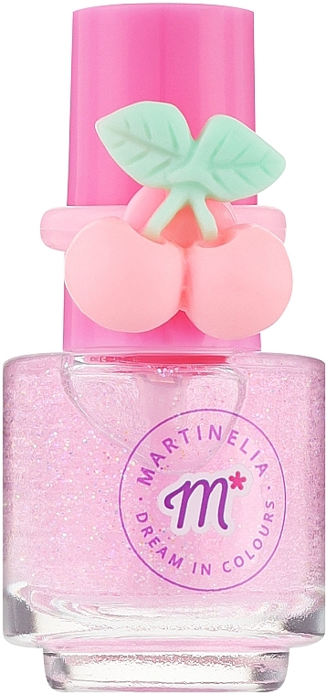 Лак для нігтів та кільце, рожевий - Martinelia Yummy Smalti With Ring — фото N1