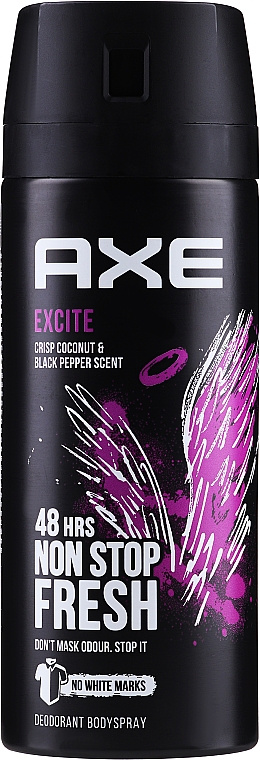 Антиперспірант-аерозоль - Axe Deodorant Bodyspray Excite — фото N1