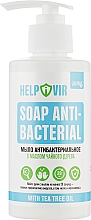 Мыло жидкое антибактериальное c маслом чайного дерева - Голден-Фарм Helpivir Antibacterial Soap — фото N1