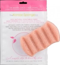 Парфумерія, косметика Спонж 6 для ванни з рожевою глиною - Konjac Sponge Wave Body Pink Clay