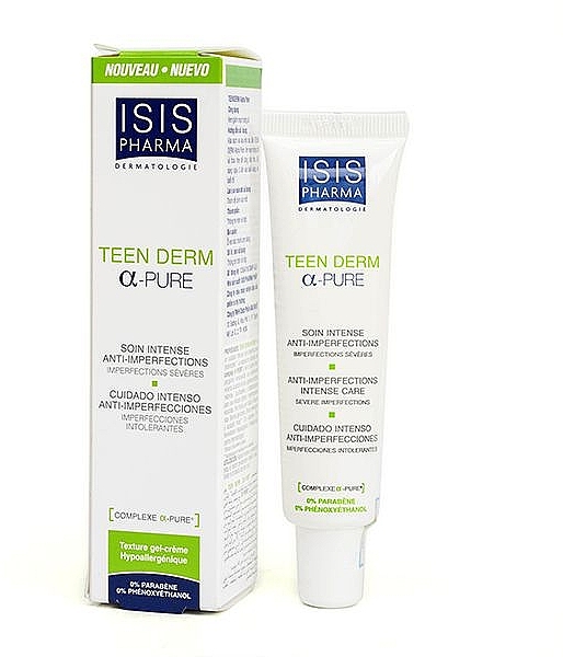 Интенсивный уход против несовершенств - Isispharma Teen Derm Alpha Pure — фото N1