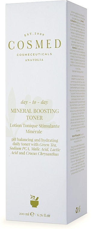 Щоденний мінеральний тонік для обличчя - Cosmed Day To Day Mineral Boosting Toner — фото N2