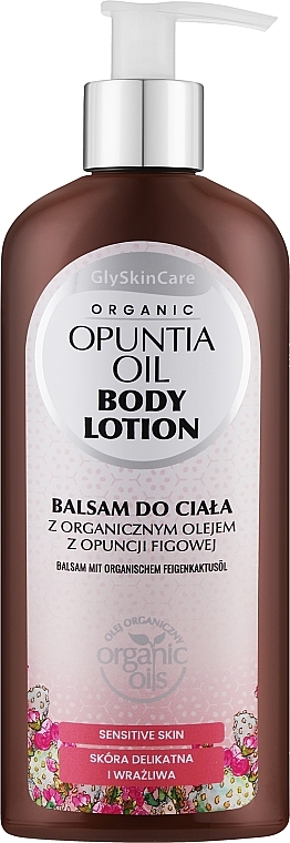 Лосьон для тела с органическим маслом инжира - GlySkinCare Opuntia Oil Body Lotion — фото N1