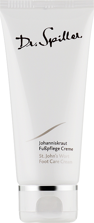 Крем для ступней ног со зверобоем - Dr. Spiller St. John's Wort Foot Care Cream — фото N1