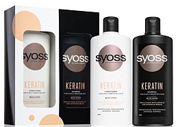 Духи, Парфюмерия, косметика Набор - Syoss Keratin (shmp/440ml + h/cond/440ml)