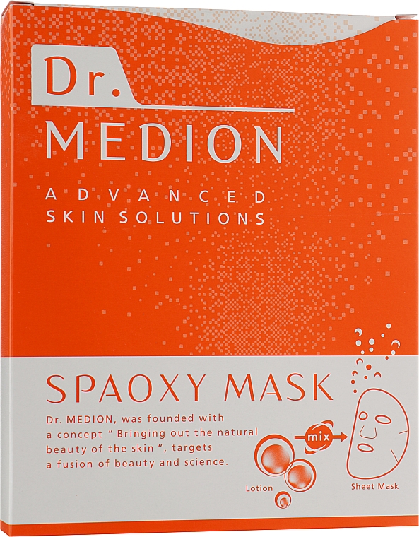 Маска для лица "Wow-эффект" - Dr. Medion Spaoxy Mask — фото N1