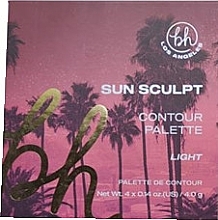 Палетка для макияжа - BH Cosmetics Los Angeles Sun Sculpt Contour Quad Palette — фото N1