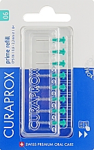 Набір йоржиків міжзубних "Prime Refill", CPS 0,6 -2,2 mm, без тримача, 8 шт., бірюзовий - Curaprox — фото N1