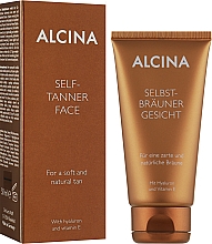 Автозасмага для обличчя з гіалуроном - Alcina Selbstbrаuner Gesicht — фото N2
