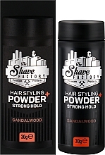 Пудра сильної фіксації - The Shave Factory Hair Styling Powder Sandalwood — фото N2
