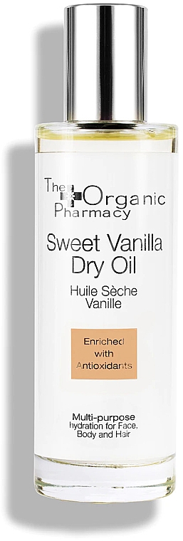 Сухое масло для лица, тела и волос "Сладкая ваниль" - The Organic Pharmacy Sweet Vanilla Dry Oil — фото N2