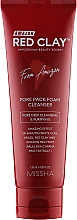 Пенка для умывания - Missha Amazon Red Clay Pore Pack Foam Cleanser — фото N1