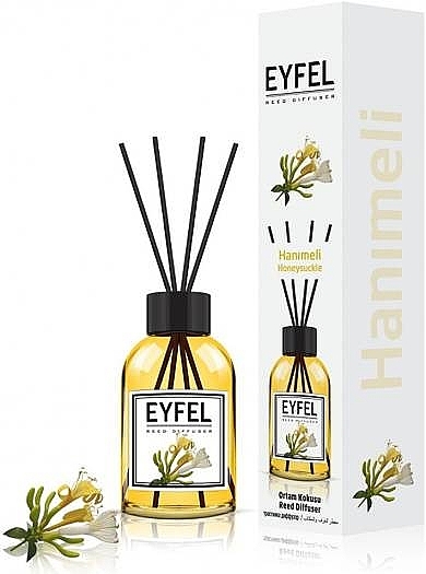 Аромадифузор "Жимолость" - Eyfel Perfume Reed Diffuser Honeysuckle — фото N1