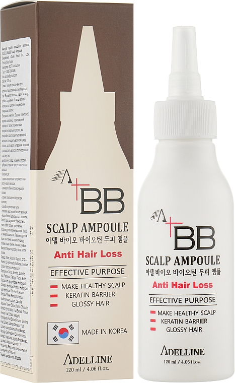 Сыворотка против выпадения волос - Adelline BB Scalp Ampoule Anti Hair Loss — фото N2