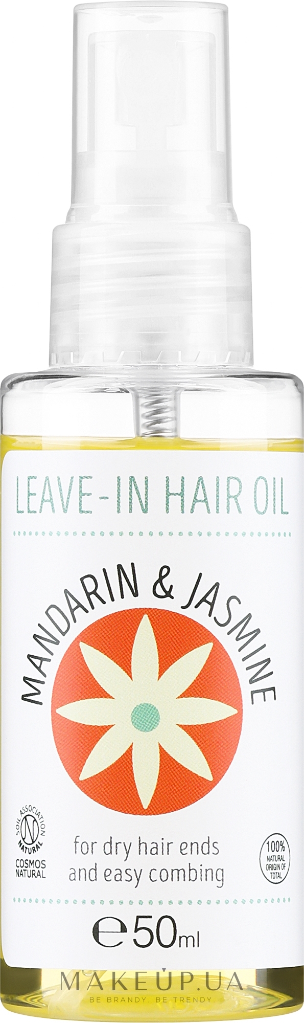 Несмываемое масло для волос - Zoya Goes Pretty Mandarin & Jasmine Leave-in Hair Oil — фото 50ml