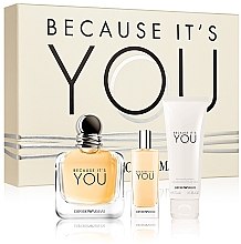 Парфумерія, косметика Giorgio Armani Because It’s You - Набір (edp/100ml + sh/gel/75ml + edp/15ml)