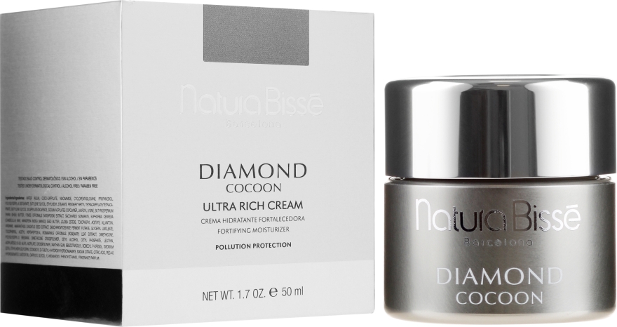 Зволожувальний крем для обличчя - Natura Bisse Diamond Cocoon Ultra Rich Cream — фото N1