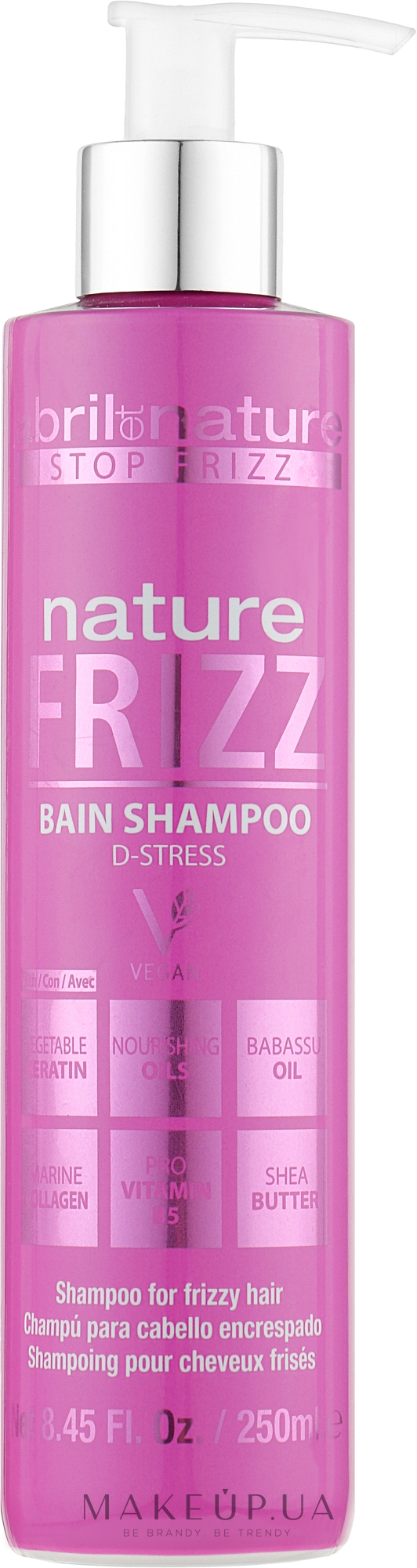 Шампунь для волос - Abril et Nature Nature Frizz D-Stress — фото 250ml