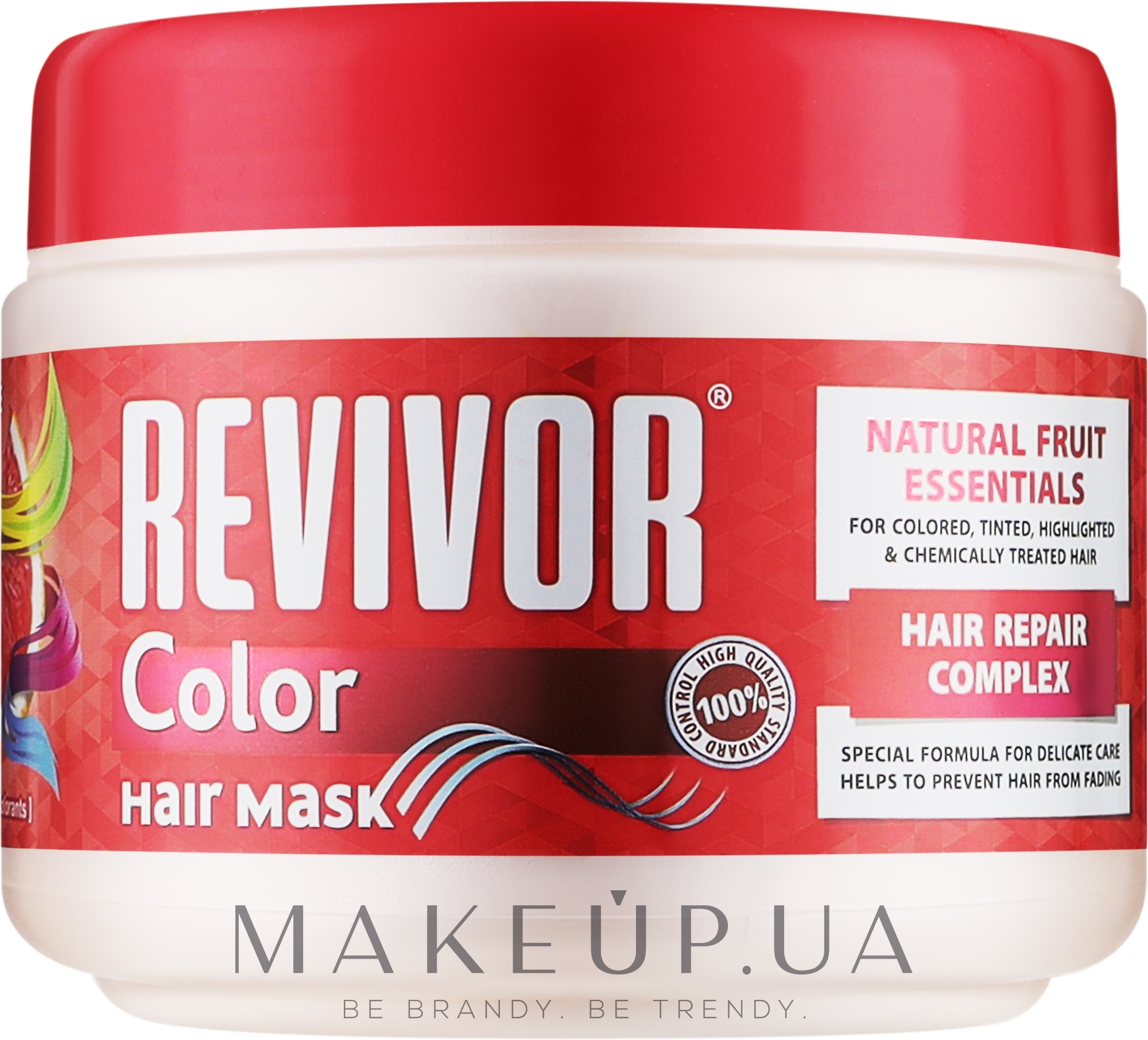 Маска для окрашенных, тонированных, мелированных и химически обработанных волос - Revivor Color Hair Mask — фото 500ml