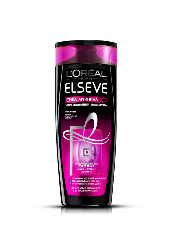 Шампунь зміцнюючий  - L'oreal Elseve Shampoo Arginina Resist X3