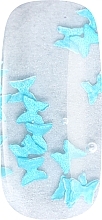 Топ для гель-лака, 8 мл - Silver Fox Butterfly Blue Clear — фото N2