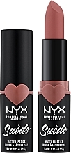 Духи, Парфюмерия, косметика Матова помада для губ - NYX Professional Makeup Suede Matte Lipstick