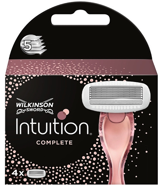 Сменные лезвия, 4 шт. - Wilkinson Sword Intuition Complete — фото N1