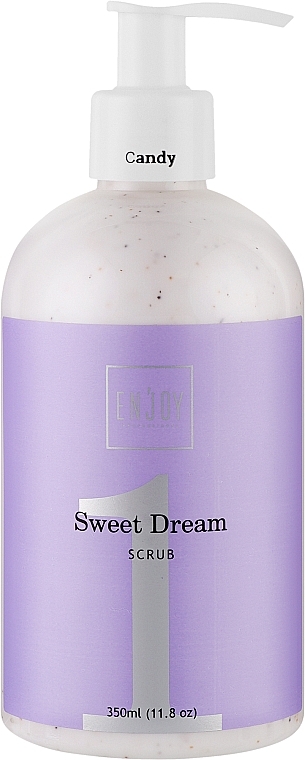 Крем-скраб №1 для подготовки кожи к парафинотерапии "Миндаль" - Enjoy Professional 1 Sweet Dream Scrub Candy — фото N2