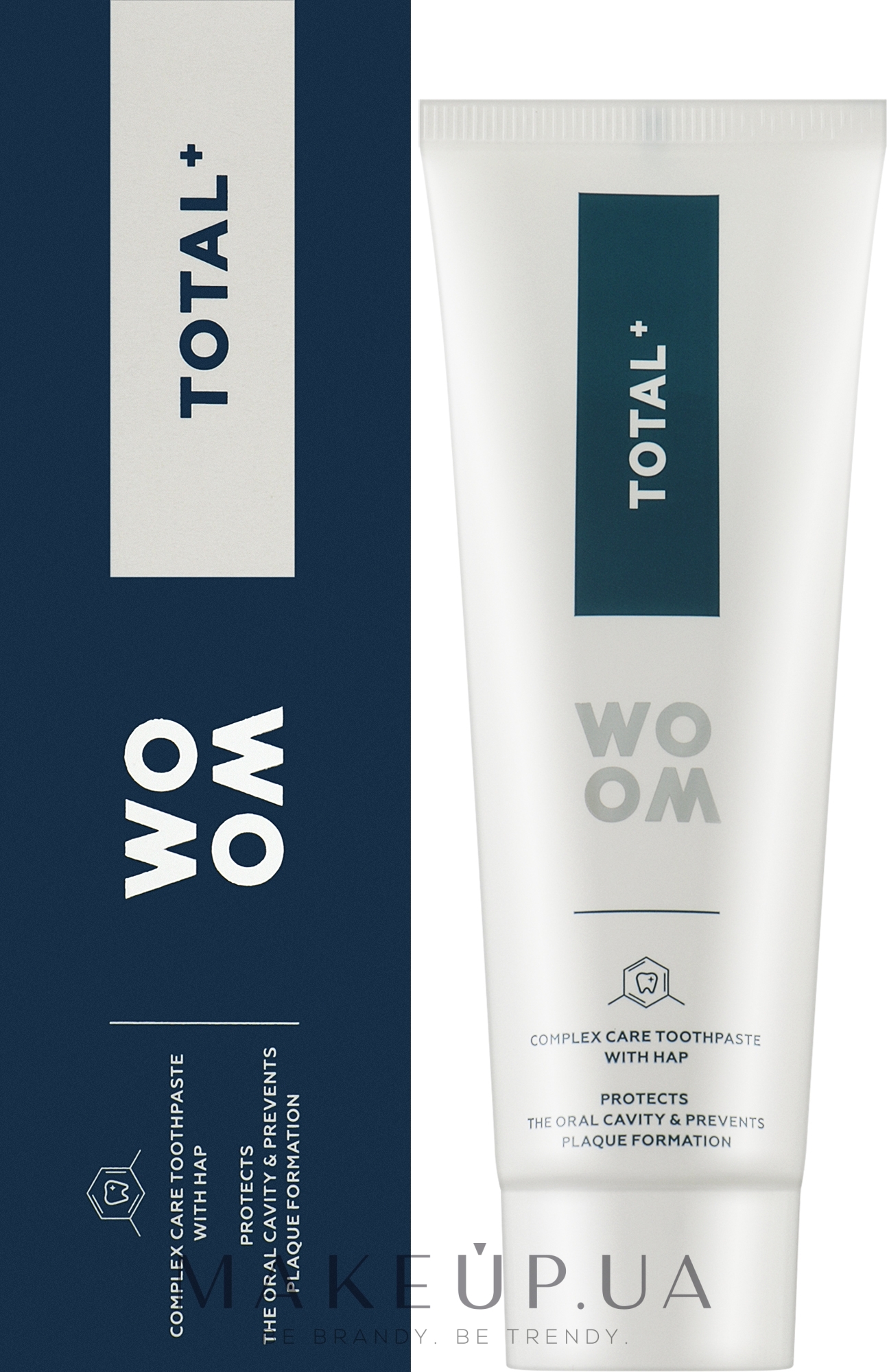 Зубна паста для комплексного догляду за порожниною рота - Woom Total+ Comprehensive Care Toothpaste — фото 75ml