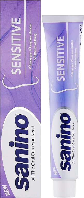 Зубна паста "Захист для чутливих зубів" - Sanino Sensitive — фото N2