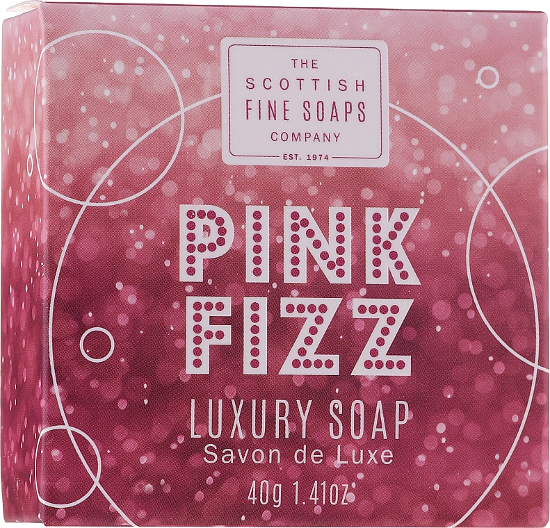 Набор - Scottish Fine Soaps Pink Fizz (sh/gel/75ml + b/oil/75ml + h/cr/75ml + soap/40g) — фото N5
