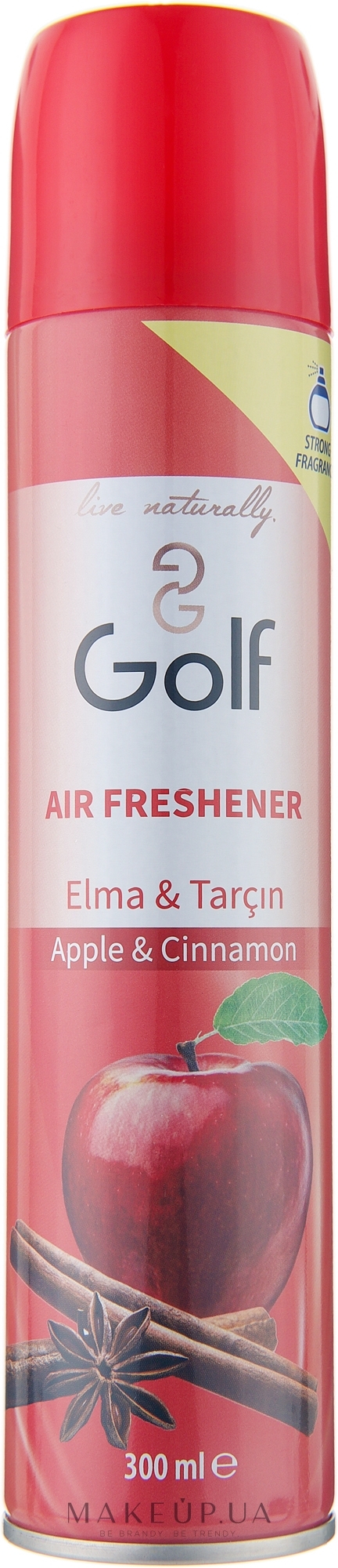 Освіжувач повітря "Яблуко та кориця" - Golf Air Freshener — фото 300ml